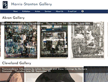 Tablet Screenshot of harrisstantongallery.com